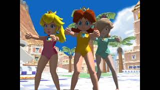 MMD Levan Polkka Remix ver Daisy Peach Rosalina Olympics Leotard Ver 3