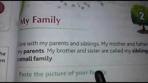 CBSE/NCERT EVS CLASS 1 CHAPTER 2 PART 1(MY FAMILY) BY MY DESK