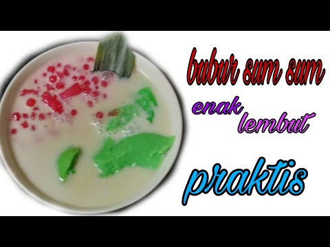 Resep Bubur Sumsum Hijau Santan Kara