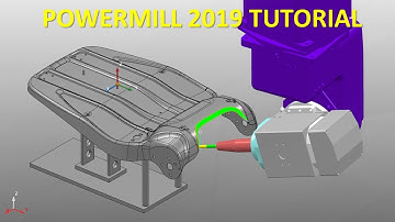 PowerMill 2019 Tutorial #72 | Mill 5 Axis Flowline Machining