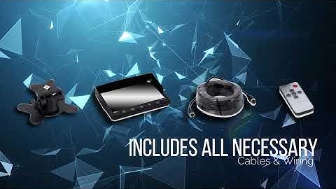 Upgraded 2017 Backup Rear View Car Truck Camera & Monitor System, Waterproof, 9"  - PLCMTR92