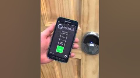 The Quicklock - Doorlock Bluetooth Setup Tutorial
