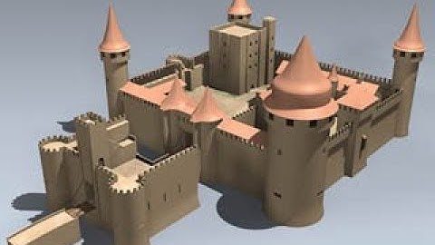 Making of fantasy castle 3ds max tutorial part - 1