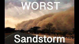 Worst Sandstorm, Rajasthan, INDIA