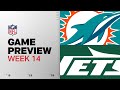 Miami Dolphins vs New York Jets | Week 14 Game Preview