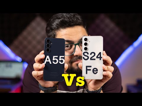 مقایسه گلکسی ای ۵۵ با گلکسی اس ۲۴ اف ای  24    55