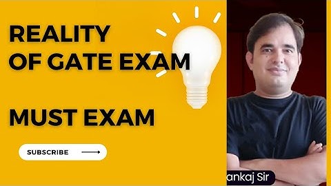 GATE Exam Reality | GATE 2024 | By Pankaj Mishra Sir #gate2024 #strategy #gate #viralvideo