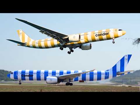 Phuket Airport Plane Spotting | Two Condor Striped Airbus A330 Neo 🇹🇭✈️