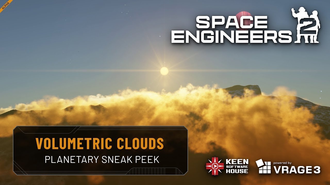 Space Engineers 2 - Volumetric Clouds - YouTube