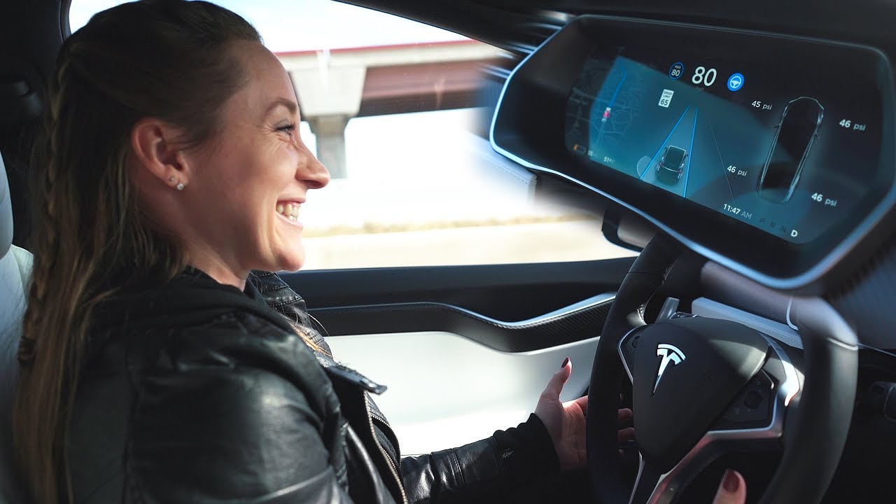 Using Autopilot In Tesla Model X Youtube