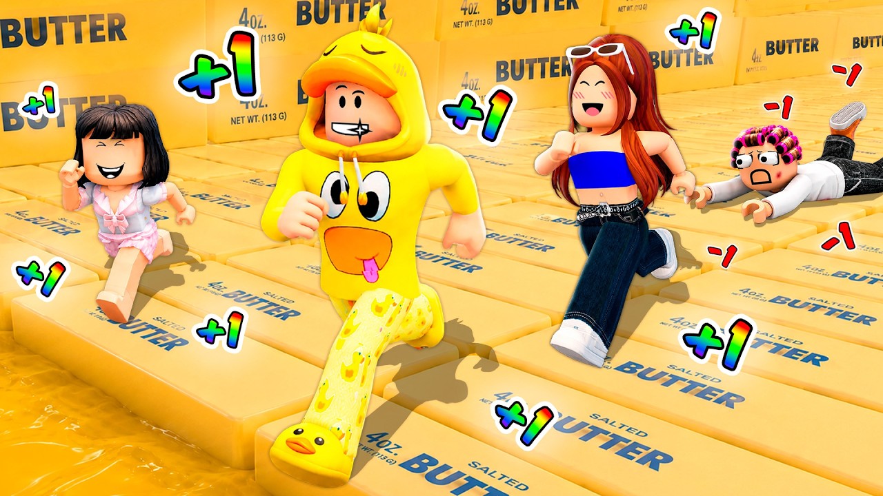 +1 VELOCIDAD CADA SEGUNDO PARA ESCAPAR DEL OBBY DE BUTTER MAS SATISFACTORIO DE ROBLOX