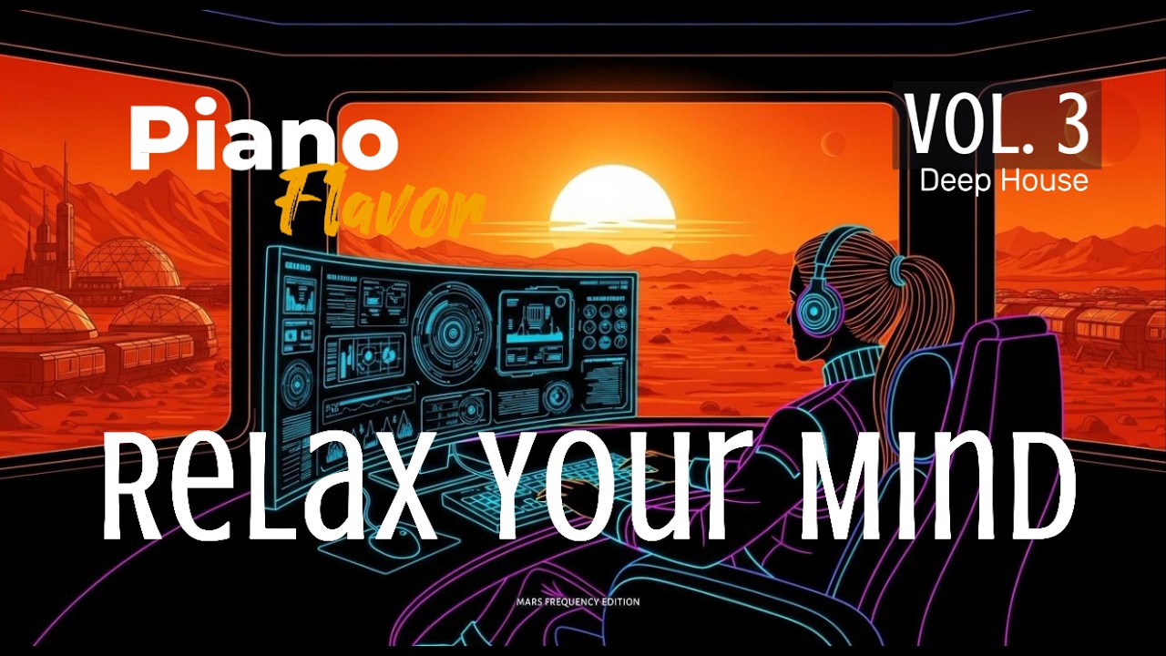 Relax Your Mind | 1-Hour PIANO Deep House Mix [Instrumental] | Mars Frequency Edition Vol. 3