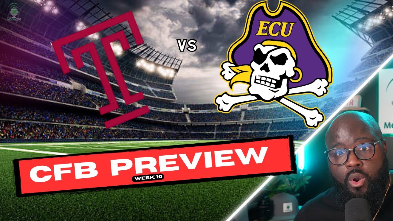 Are the ECU Pirates on upset ALERT vs Temple Owls ? | Moneypot Sports