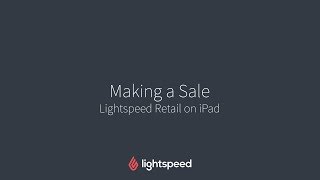 Making a Sale
