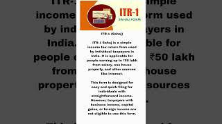 ITR-1 (Sahaj): Simple Income Tax Return Form for Individuals in India Explained Clearly
