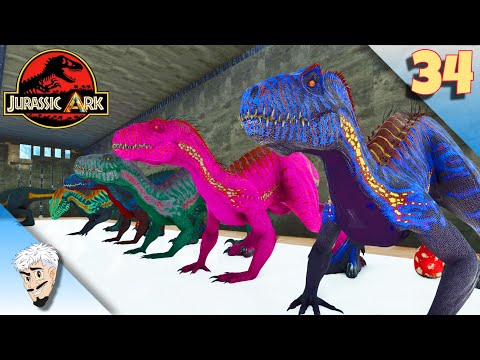 NOUVEAUX INDORAPTOR et INDOMINUS pour LE BREEDING ! JURASSIC ARK - EP34 - ARK SURVIVAL ASCENDED FR