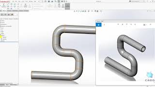 SolidWorks Tutorial for Beginners #48 - How to Create a Sweep Cut Wealth
