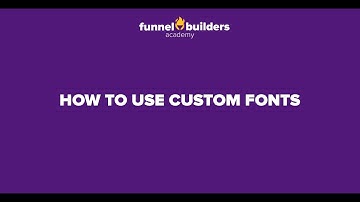 ClickFunnels Tutorial - How To Import Custom Fonts Into ClickFunnels (Quick Tutorial)