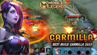 Best Build Carmilla 2023 by Carmilla Mlbb 13 views 5 months ago 11 minutes, 58 seconds