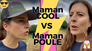 La #maman Poule 🐔 VS la Maman Cool 😎 #equitation #humour #enfants