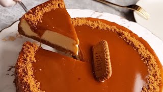 تشيز كيك اللوتس اشهر و الذ تشيز كيك ممكن تجربوها Biscoff Cheesecake