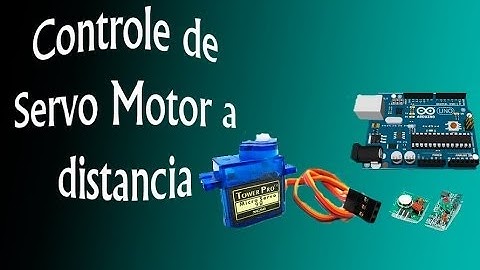 Arduino RF controle de Servo Motor e Barra de Led