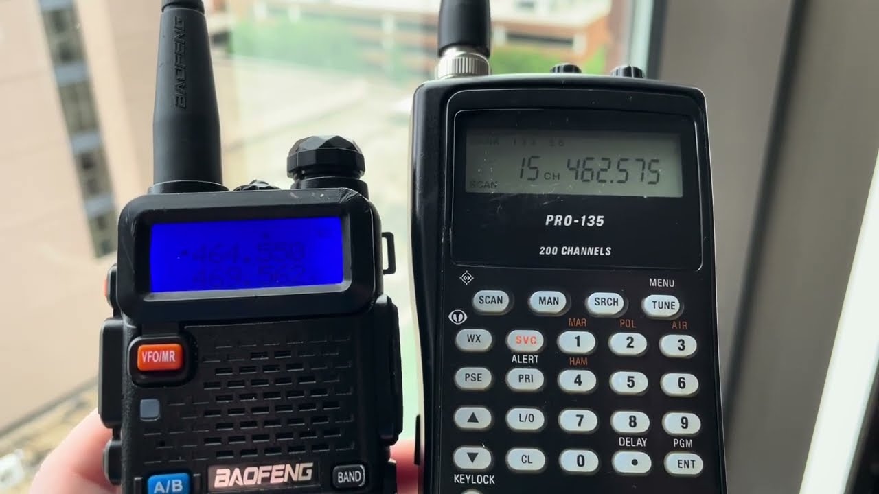 [Tactical Comms] Baofeng UV-5R / Pro-135 Scanner Receiver Performance Comparison