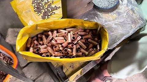 Process of Making High-quality 9mm Ammo Bullets | Mass Production Process in Local Factory