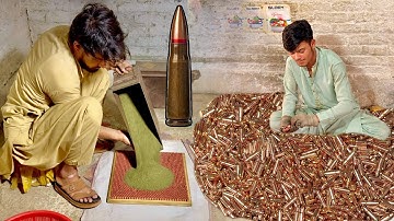 Process of Making High-quality 9mm Ammo Bullets | Mass Production Process in Local Factory