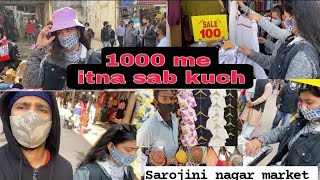 Sarojini Nagar Market Delhi Shopping Under 1000 Nikansha Vlogs Vlog 7