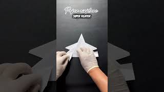 Paper fighter jet model that can easily fly 150 FEET #jjjreview