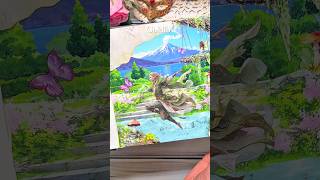 [1min] 🌈Elf's Village🧚‍♀️✨️ | journalwithme #scrapbooking #journaling #asmr #collage