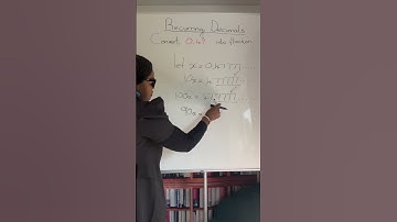 Recurring Decimals #fypシ゚viral #fyp #recurringdecimal #maths