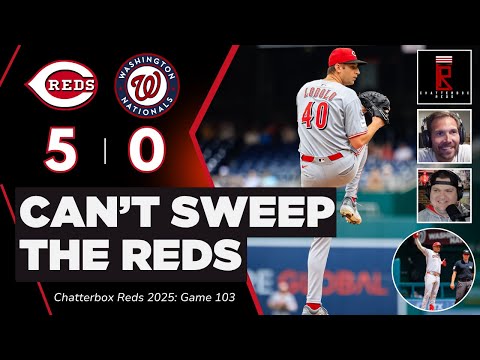 Nick Lodolo TWIRLS A GEM! Cincinnati Reds BLANK Washington Nationals | LIVE MLB Postgame Chatterbox