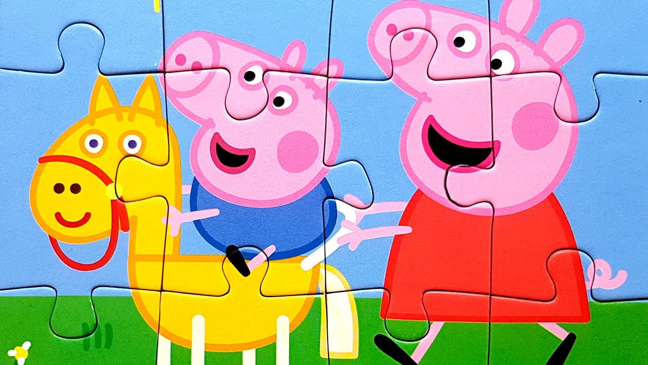ПАЗЛЫ Свинка Пеппа, Щенячий патруль, Маша и Медведь | Видео пазлы для детей