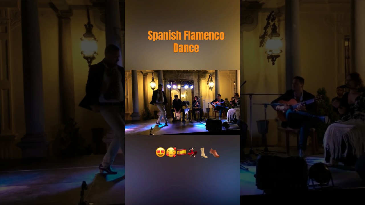 The Best Spanish 🇪🇸Flamenco Dance (Sandle Music dance) at Granada #ytshorts #dancevideo #flamenco