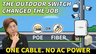 Simplify Parking Lot Security One Cable Plan Outdoor Poe Switch