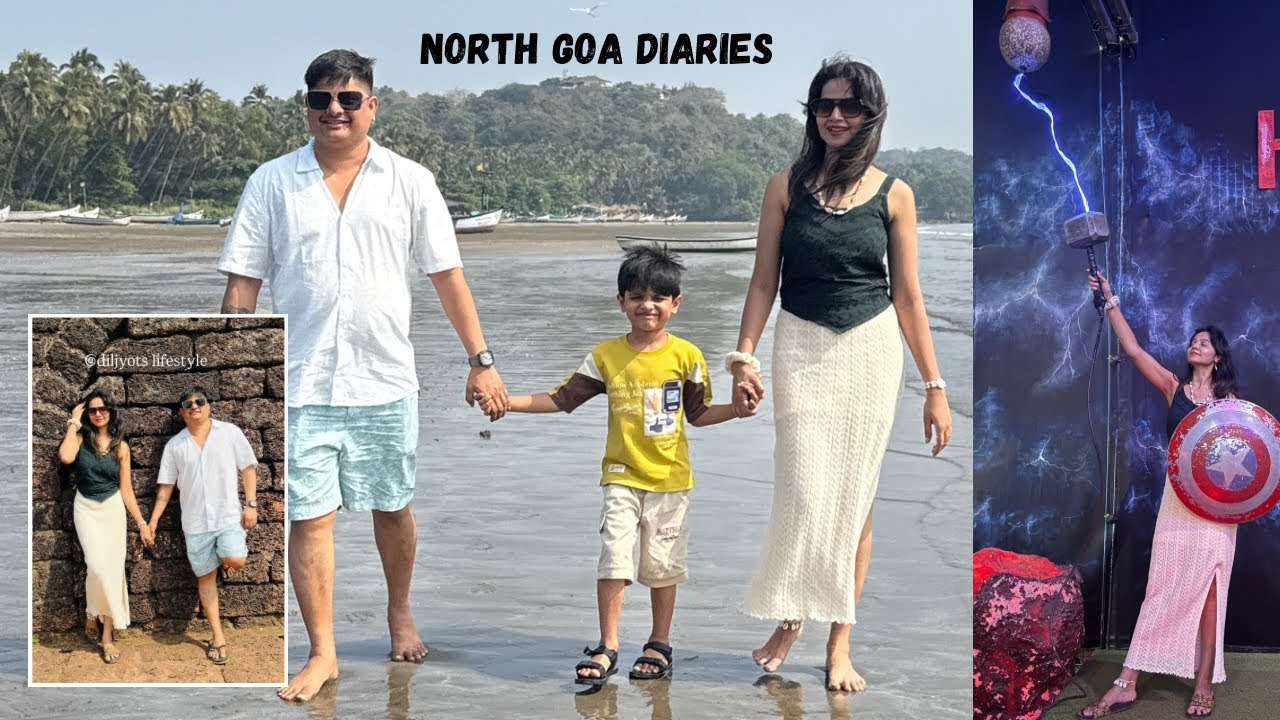 North Goa tour 🏖️ Coco beach || fort aguada || Thunder world in Goa ⚡️ || Goa Diaries 