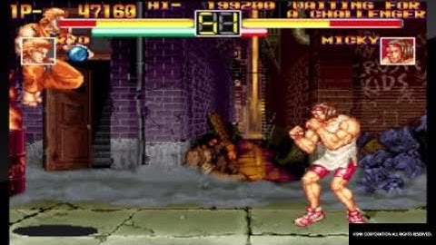 Art of Fighting Ryo vs Mickey