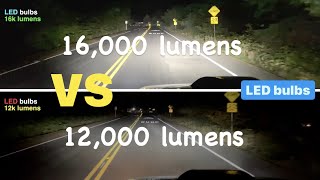 LED headlight bulbs H1 12,000 lumens vs 16,000 lumens review - LED headlight bulbs AUXITO review by Paul Longer 101,036 views 2 years ago 7 minutes, 15 seconds