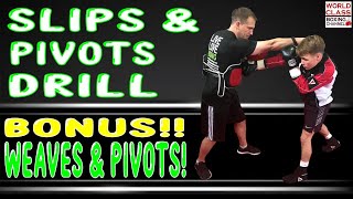 How To Effectively Punch Your Opponent Using Slips and Pivots!