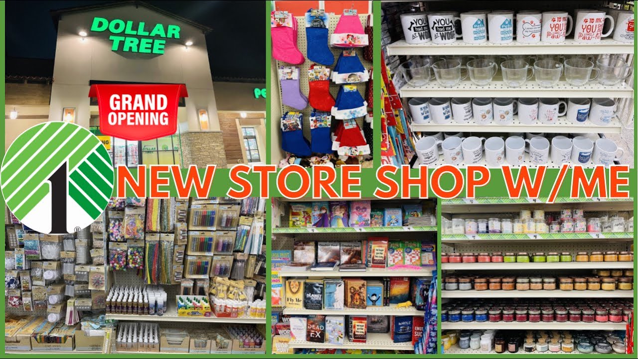 Dollar Tree Grand Opening ~ Shop with Me at A brand New store ~ Dollar ...