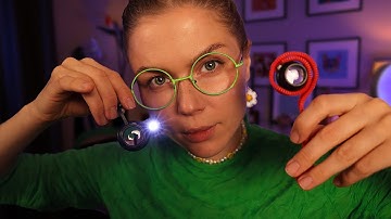 ASMR Super Close Eye Check 👁️ Eye Mapping, Coloring & Vision Assessment