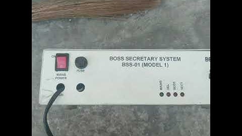 Beetel Boss Secretary System Box 2 Intercom Telephone Calling Model Bss_01 Hardware Epabx Repair