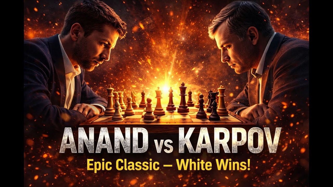 Anand vs Karpov — Brilliant Chess Battle! | Eurotel Trophy 2002 (White Wins)