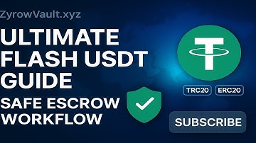 Ultimate Flash USDT Method — Safe Escrow Workflow for Verified TRC20 & ERC20 2025