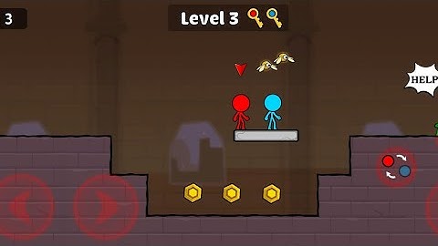 Ret & Blue Stickman  # 1 { Android Gameplay}