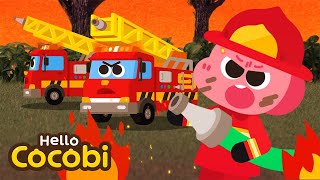 Fire Truck Songvroom-Vroom Car Song For Kids Nursery Rhymes Hello Cocobi