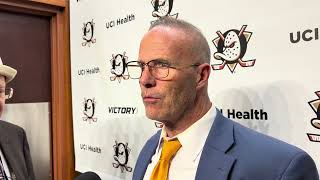 03/14 - Ducks head coach Greg Cronin speaks to the media after their 2-1 win over the Predators