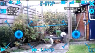 Thunderpower 1350mAh AR Drone 2.0 test